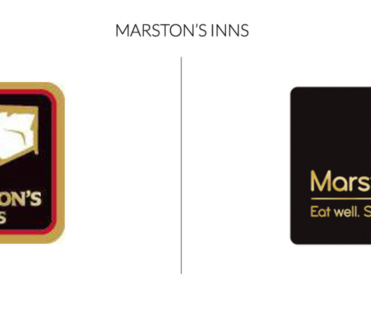 marstons branding design logo redesign inns