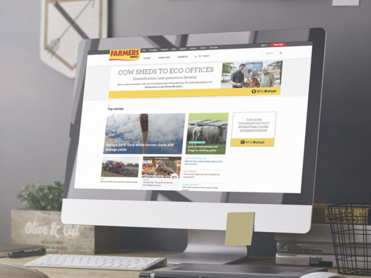 We’ve been working closely with NFU Mutual to help start a conversation with farmers about the growing trend of diversification and the opportunities it brings.